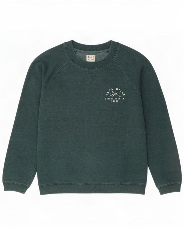 Jack Wills Bluza damska Jumper UK 16 Large Green Cotton