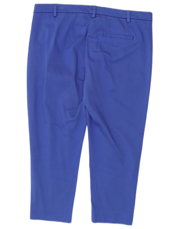 Marks & Spencer Damskie, zwężane spodnie UK 16, duże, W36 L23, niebieskie