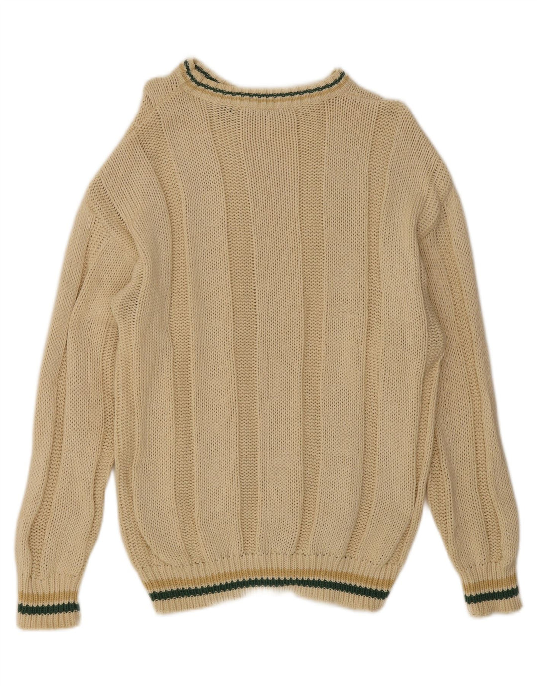Męski sweter z dekoltem w łódkę Henry Cottons, duży, żółty