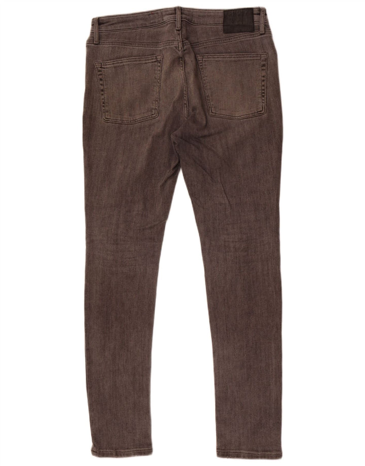 Męskie jeansy skinny Superdry W36 L34 Szara bawełna