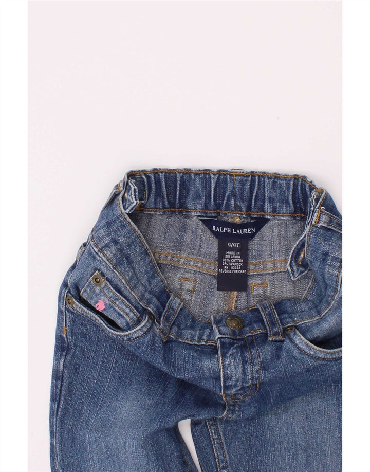 Ralph Lauren Chłopięce dżinsy Bootcut 3-4 lata W20 L16 Niebieska bawełna