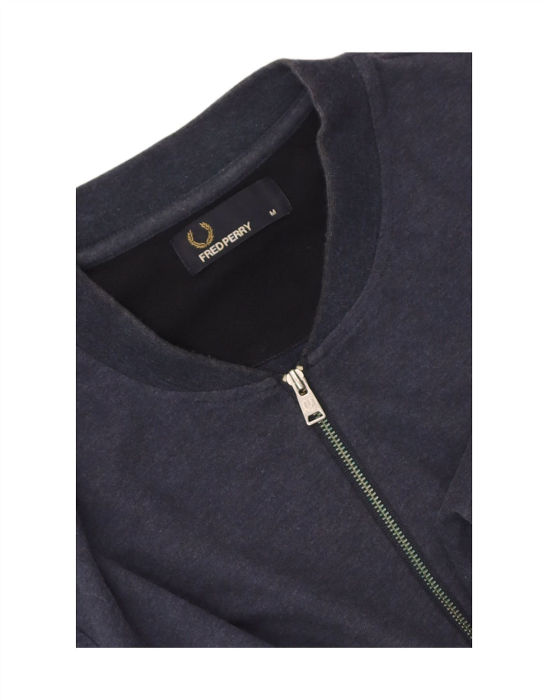 T-shirt męski Fred Perry z zamkiem błyskawicznym, średni, granatowy w paski