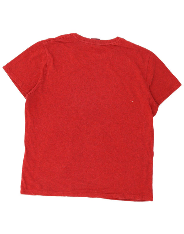 Męski T-shirt Superdry z grafiką, 3XL, bawełniany w czerwone plamki
