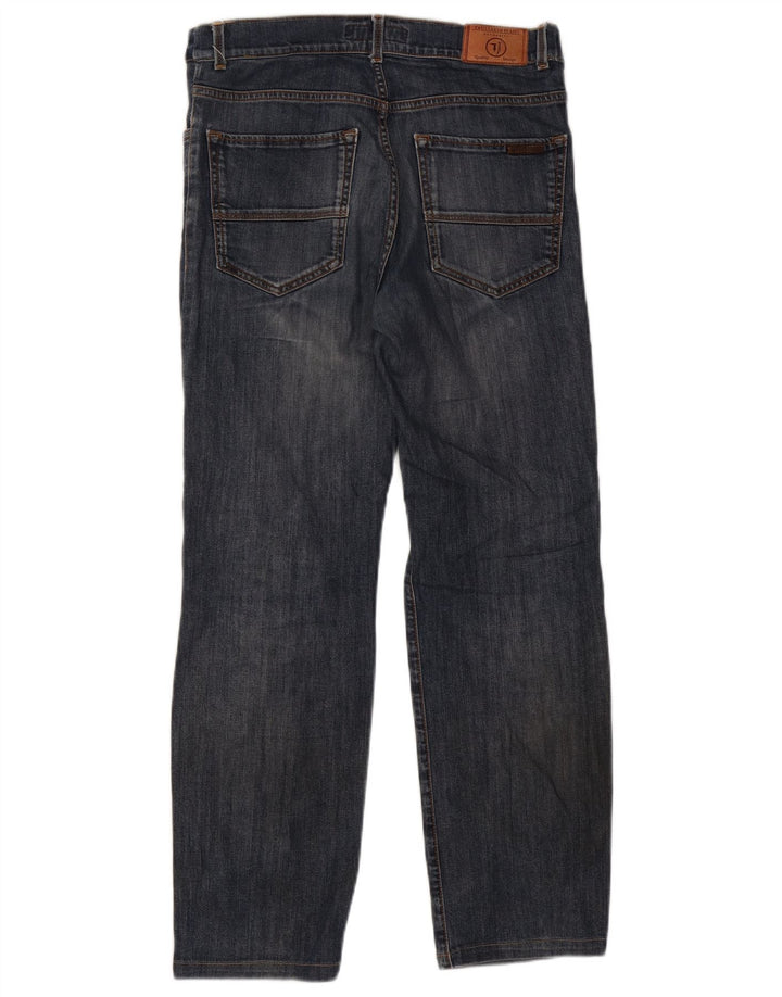 Męskie proste dżinsy Trussardi W32 L28 niebieskie