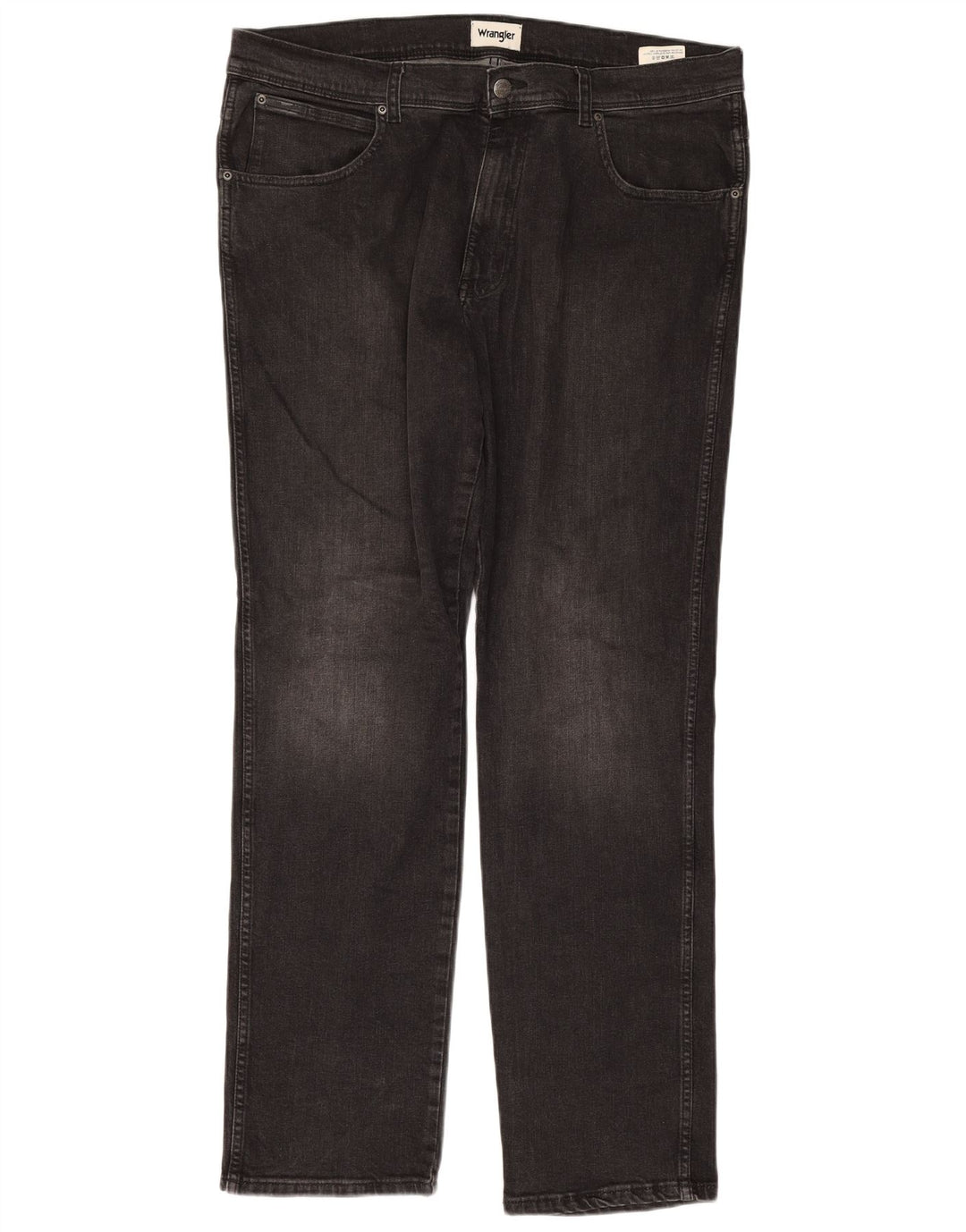 Męskie jeansy Wrangler Texas Slim W38 L34 Szara bawełna