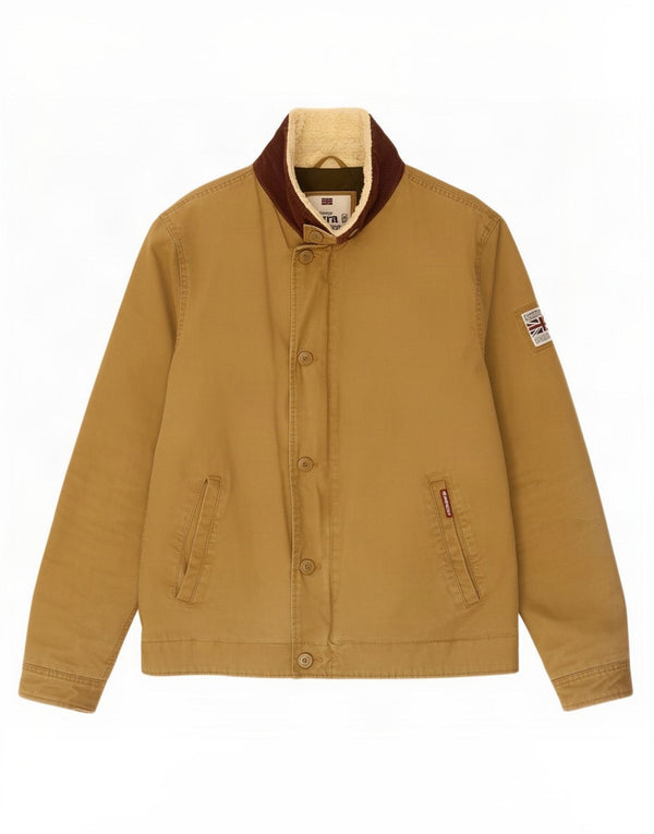 Męska kurtka bomber Superdry UK 42 XL, bawełna khaki
