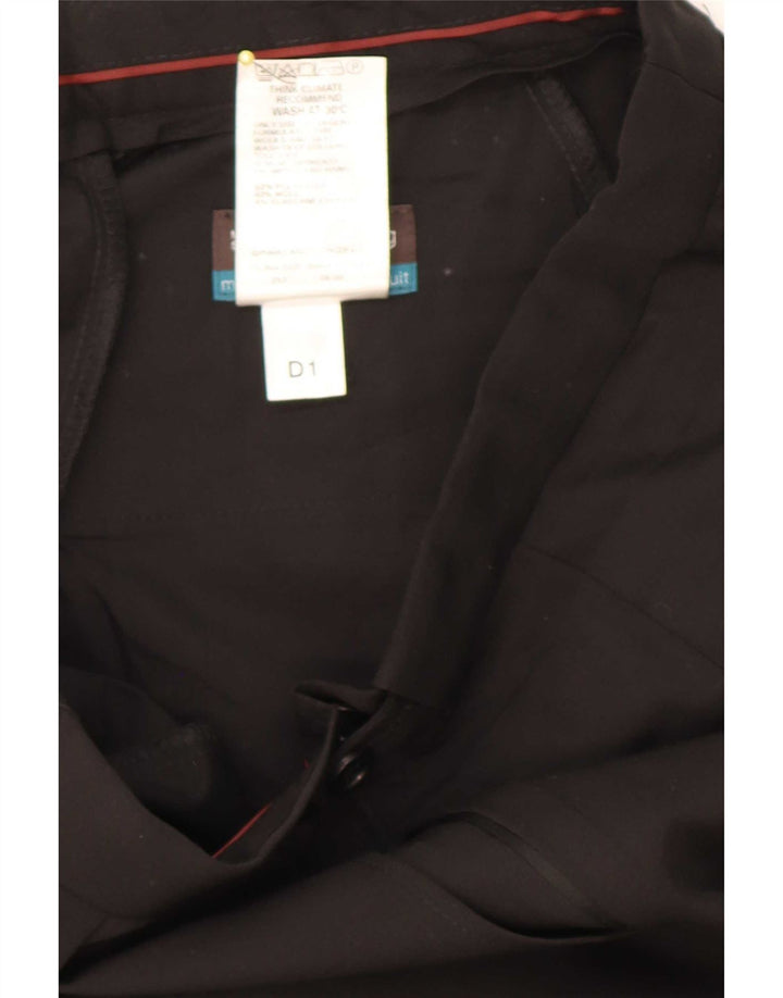 Marks & Spencer Męskie spodnie garniturowe W32 L33 Czarny poliester