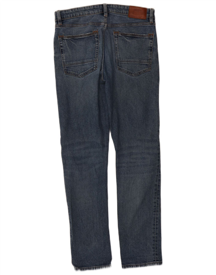 Marks & Spencer Męskie jeansy slim W32 L30 Niebieskie bawełniane