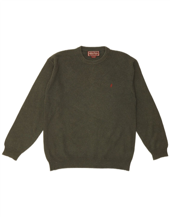 Męski sweter z okrągłym dekoltem Marlboro Classics 2XL Khaki