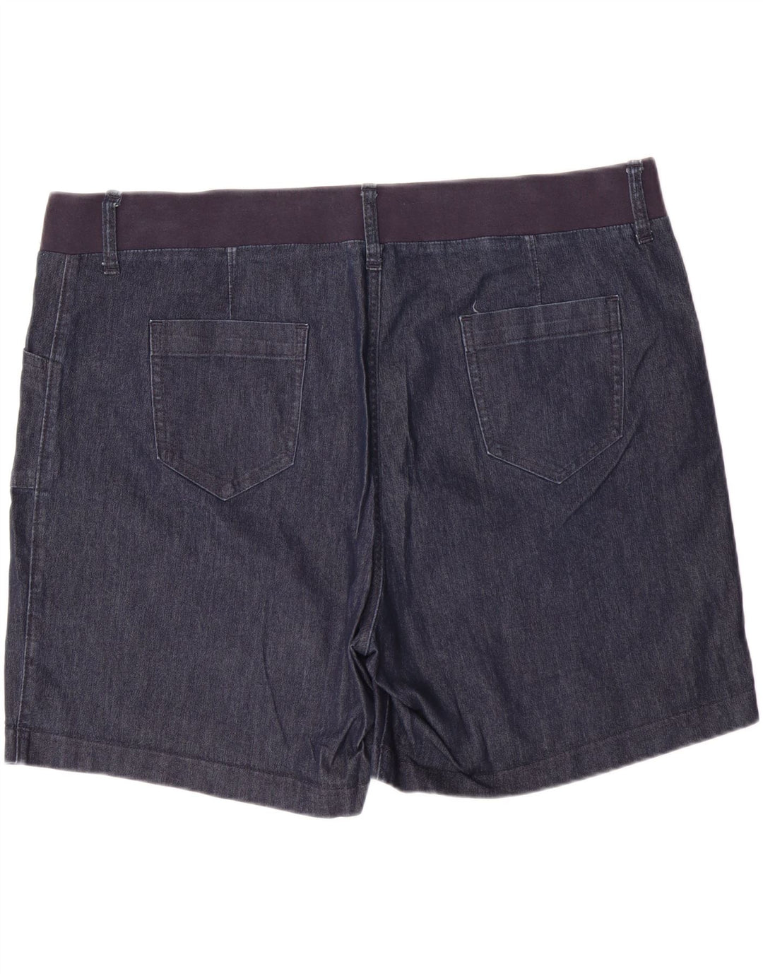 LEE Damskie spodenki jeansowe Riders Mid Rise US 22 2XL W44 L7 Granatowa bawełna