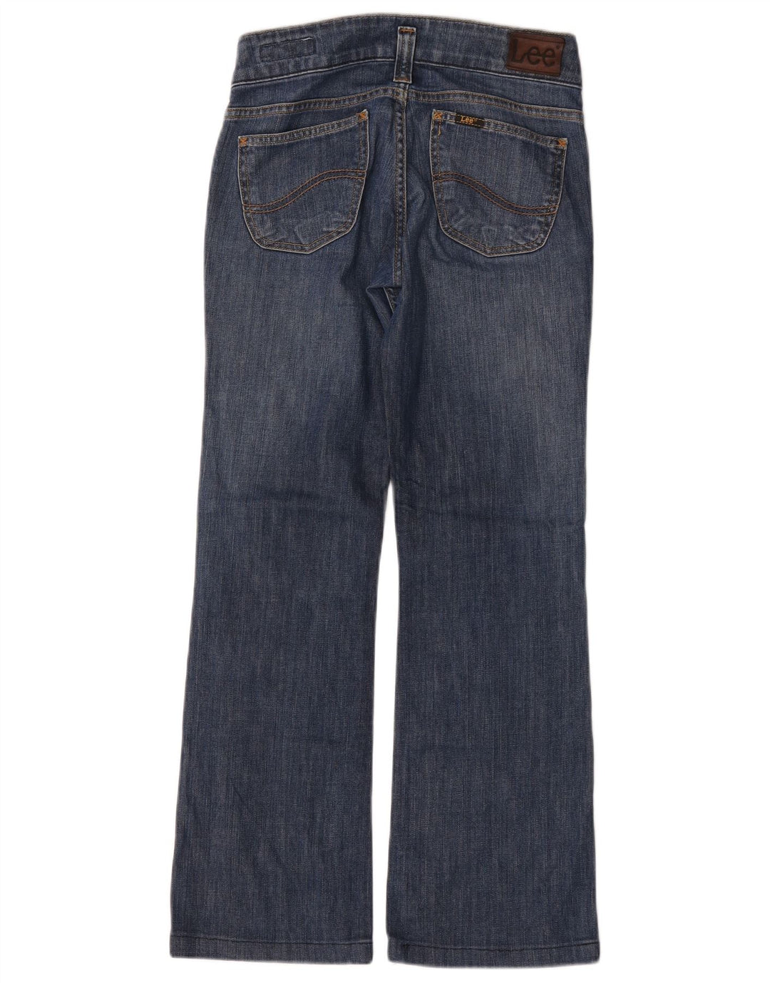 Damskie jeansy Lee Leola Bootcut W26 L28 Niebieskie bawełniane