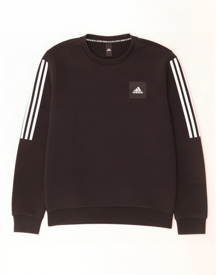 Adidas Męska Bluza Sweter Mała Czarna Bawełna
