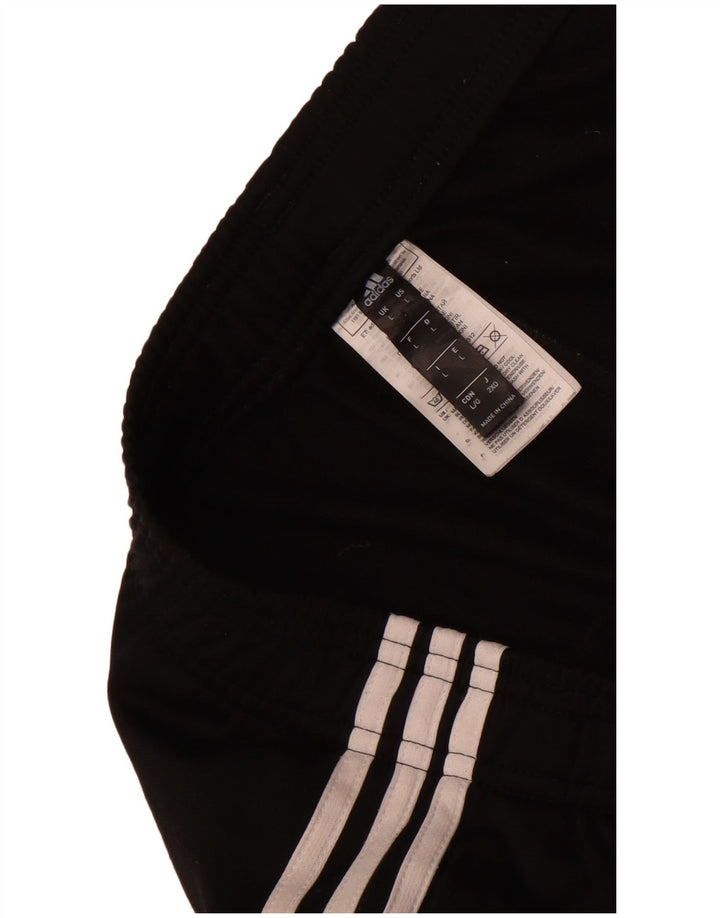 Adidas Męskie spodnie dresowe Joggery, duże, czarne, poliestrowe