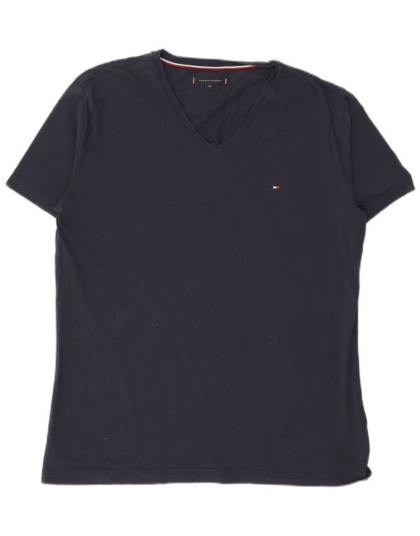 T-shirt męski TOMMY HILFIGER Top 2XL Granatowy, bawełniany