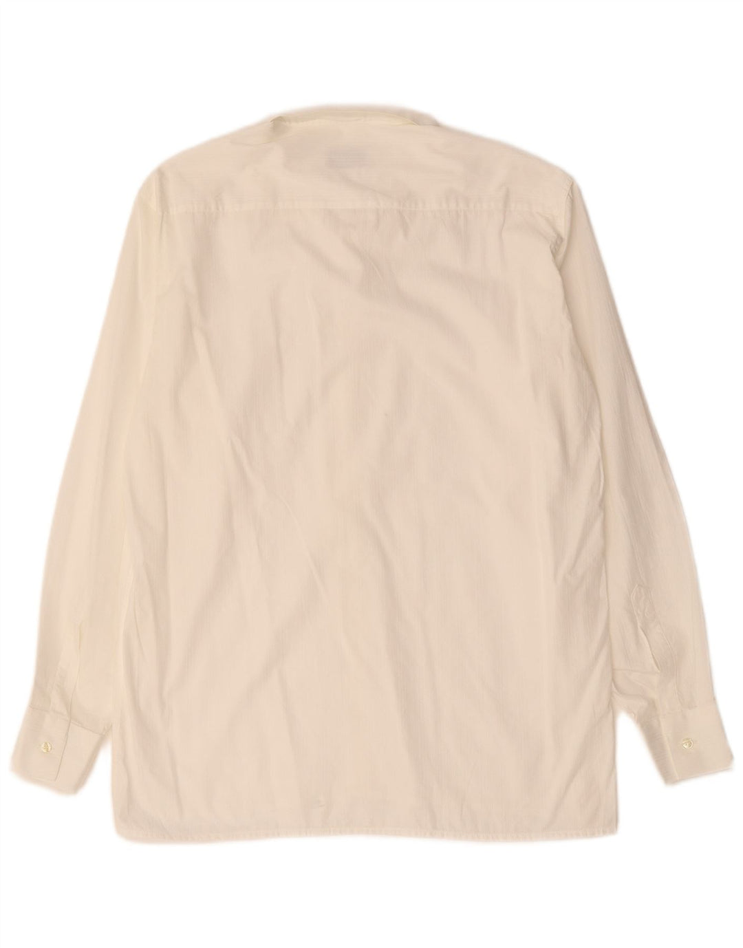 Koszula męska w stylu vintage, średnia biała bawełna