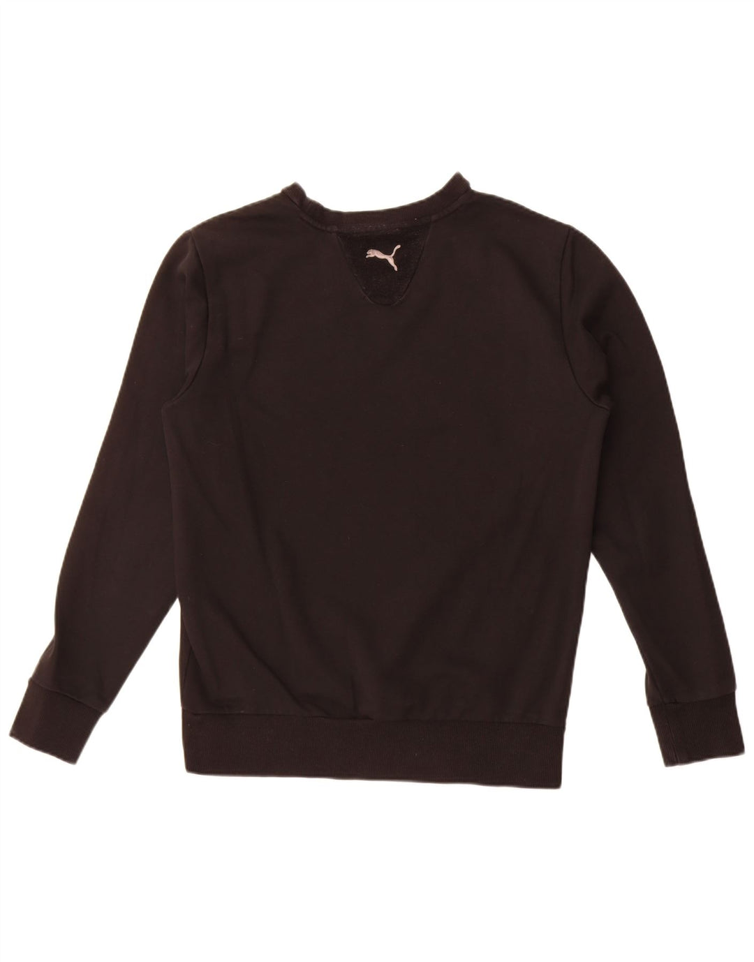 Męska bluza z grafiką Puma, średnia czarna, bawełniana