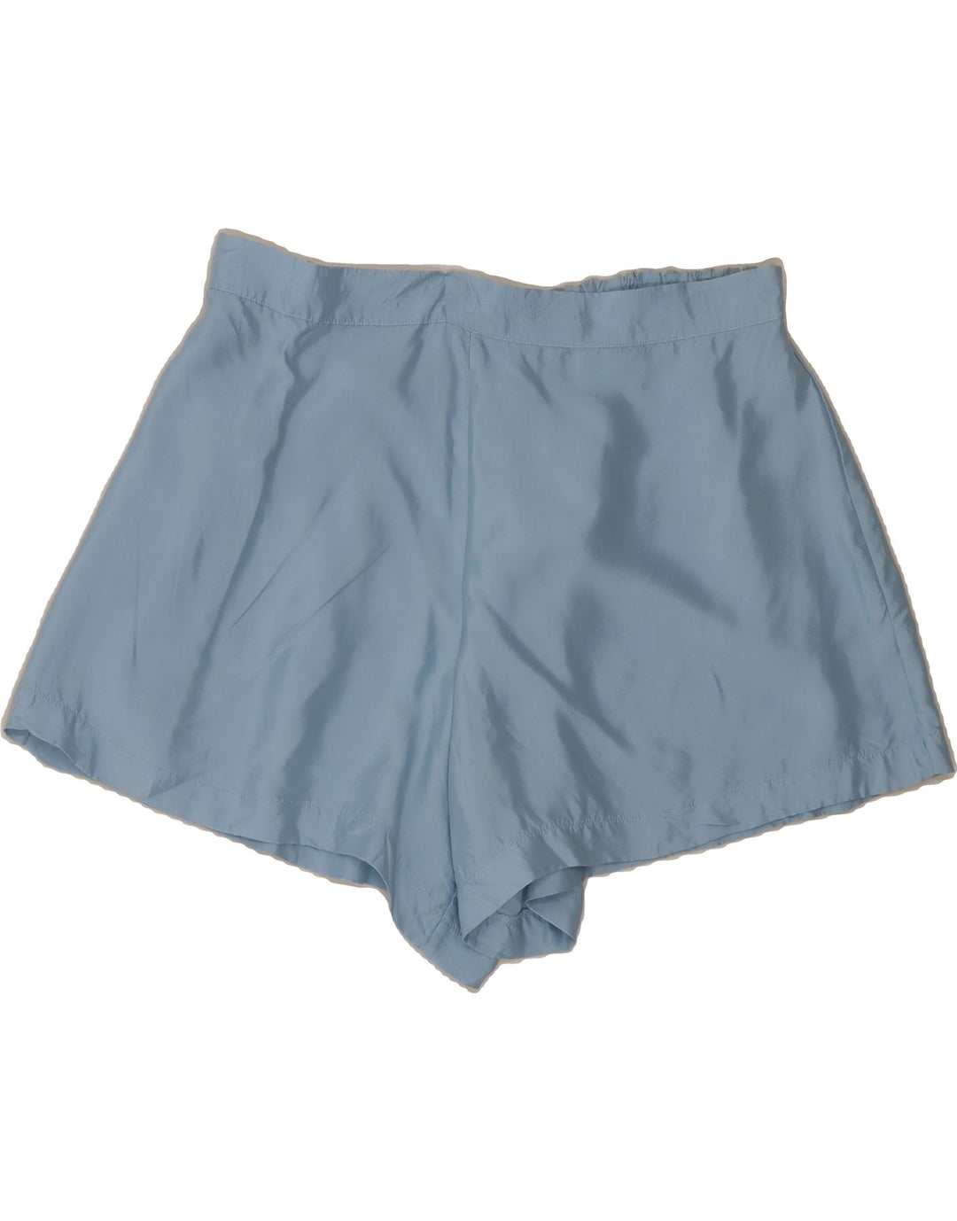 ATHLETA Womens High Waist Hot Pants Large W34 Blue Cupro Vintage Athleta and Second-Hand Athleta from Messina Hembry 