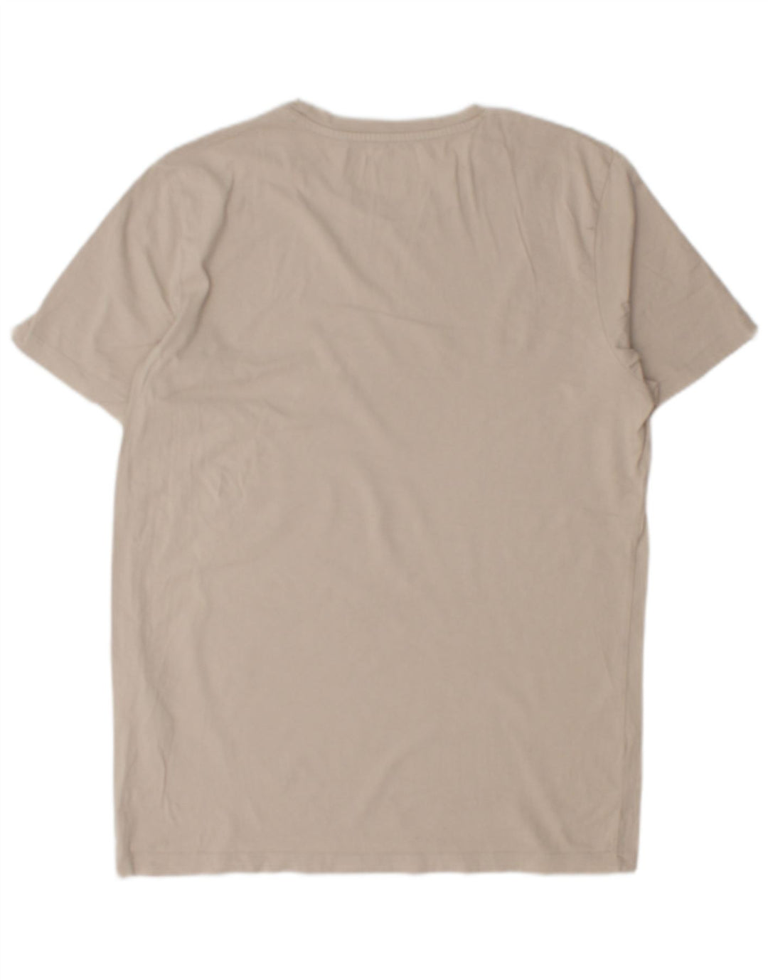 T-shirt męski JACK & JONES, bawełniany, średni beż