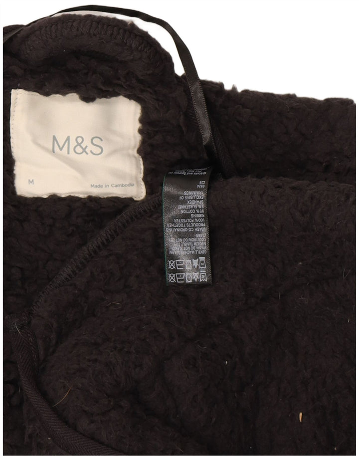 MARKS & SPENCER Damski sweter o przedłużonym fasonie, UK 14, średni czarny