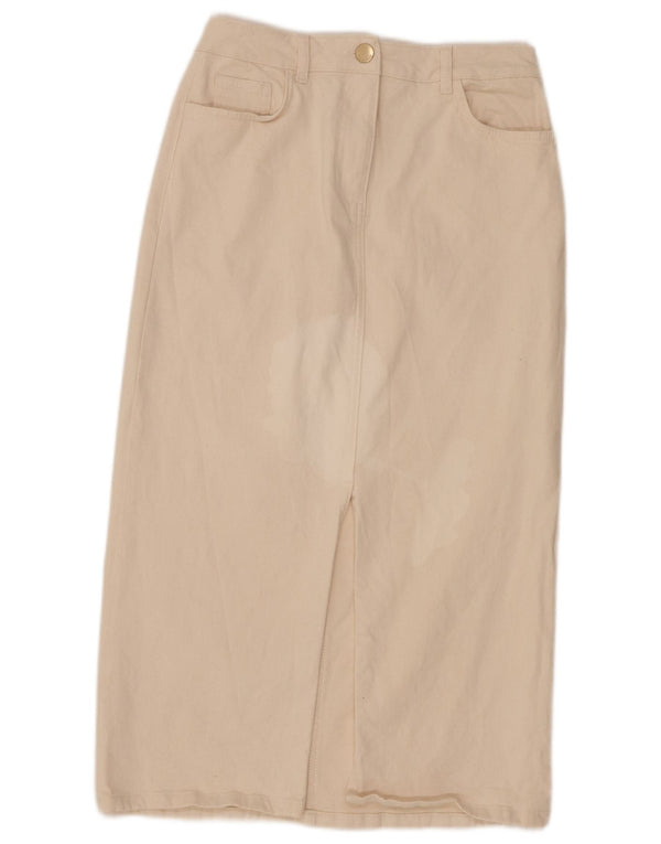 Damska spódnica dżinsowa Phase Eight UK 10 Small W28 Off White Cotton