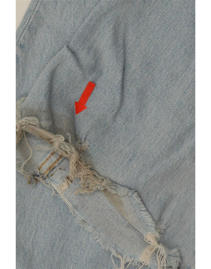 Dżinsy Zara Damskie Tall Distressed Flared EU 34 2XS W24 L36 Niebieskie