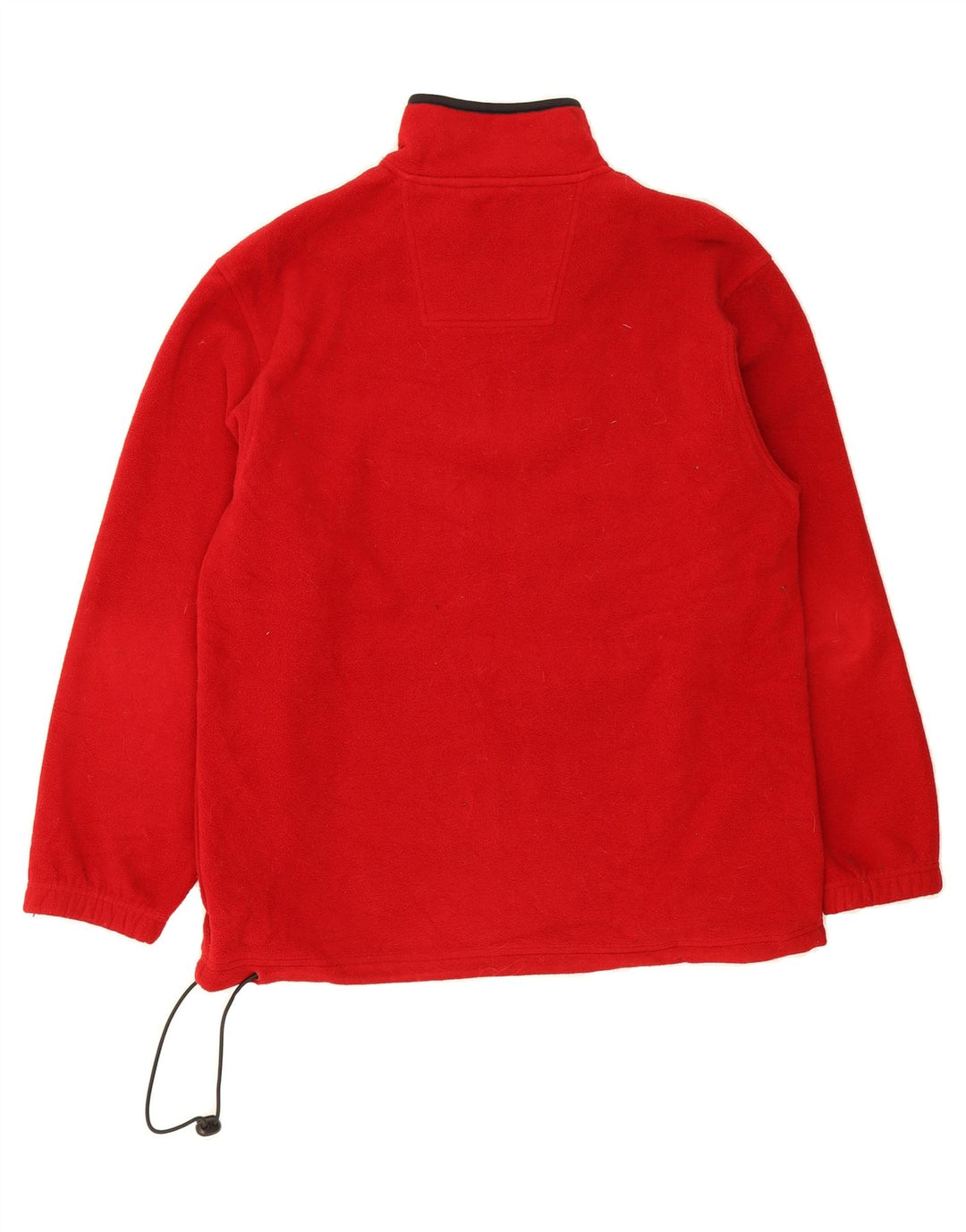 IZOD Mens Zip Neck Fleece Jumper Large Red Polyester Vintage Izod and Second-Hand Izod from Messina Hembry 