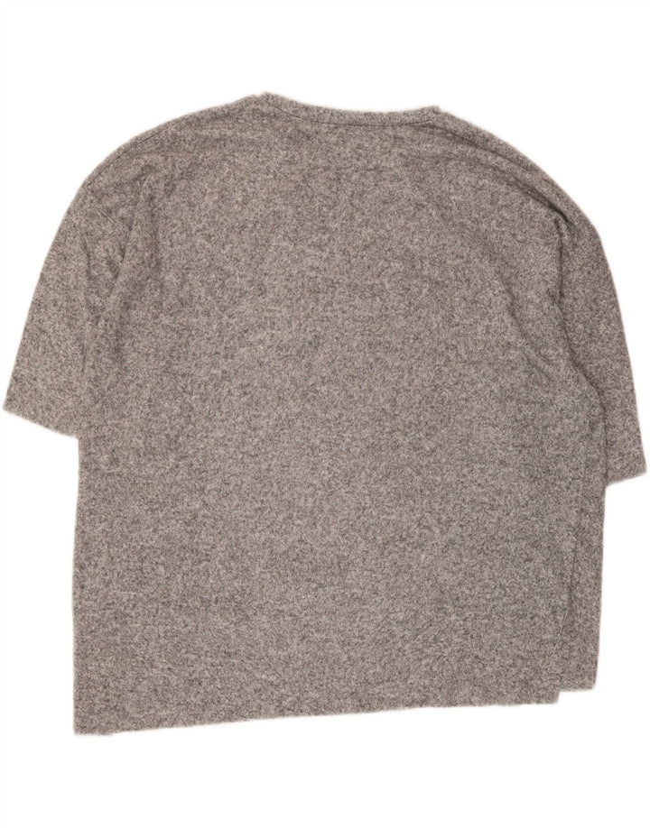 Damska koszulka oversize Zara Top UK 10 Small Grey Flecked