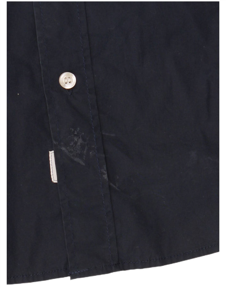 Koszula wojskowa męska Blauer, duża, granatowa, bawełniana