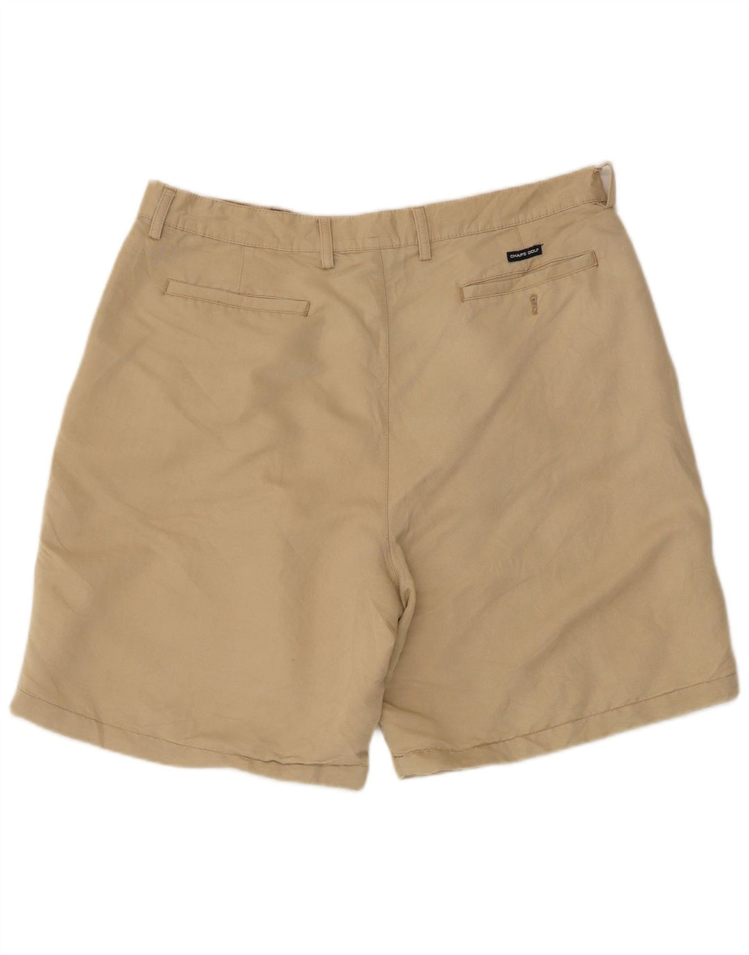 Męskie spodenki chino Chaps Golf W38 XL beżowy Rayon