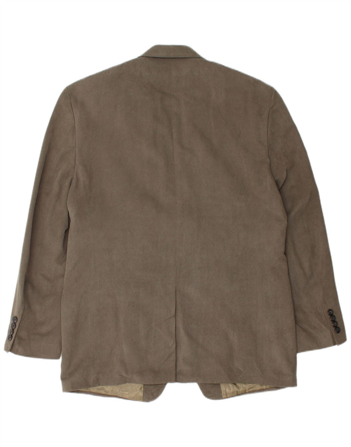 Męska marynarka zapinana na 2 guziki Ralph Lauren UK 42 XL Khaki Houndstooth