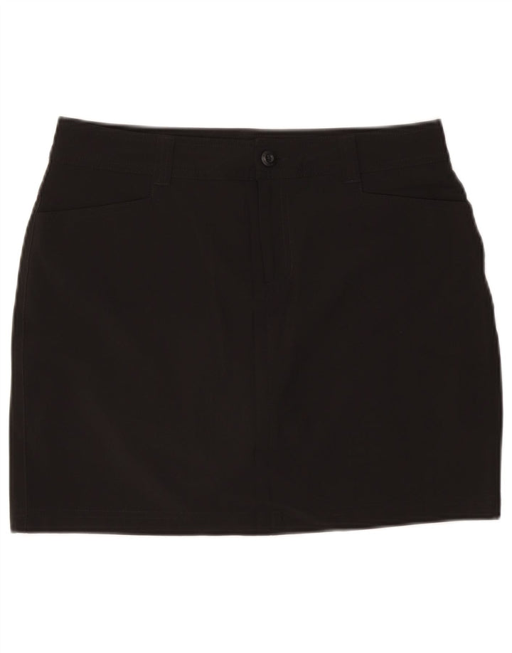 EDDIE BAUER Damska spódniczka mini US 8 Medium W30 Czarny poliester