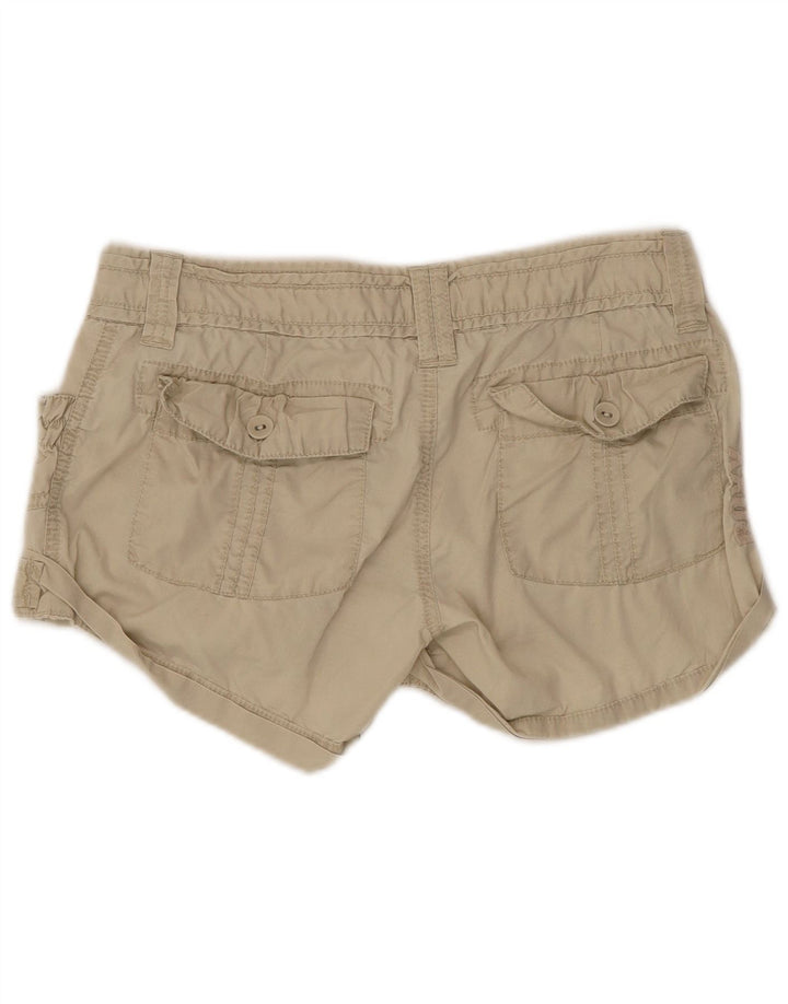 Spodnie damskie Roxy Hot Pants UK 8 Small W32 Beżowa bawełna