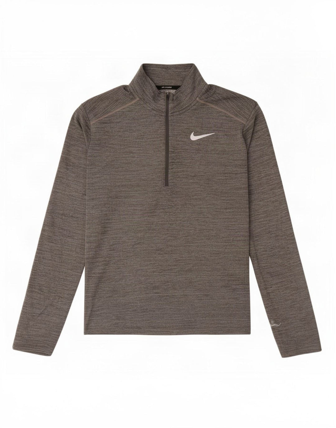 Męski dres Nike Dri Fit z zamkiem błyskawicznym na szyi, średnioszary, nakrapiany