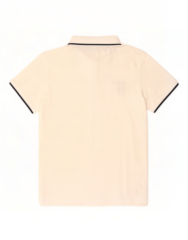 Męska koszulka polo Trussardi Jeans, średnia biała bawełna