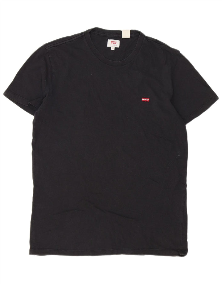 LEVI'S Mens T-Shirt Top Medium Black Cotton