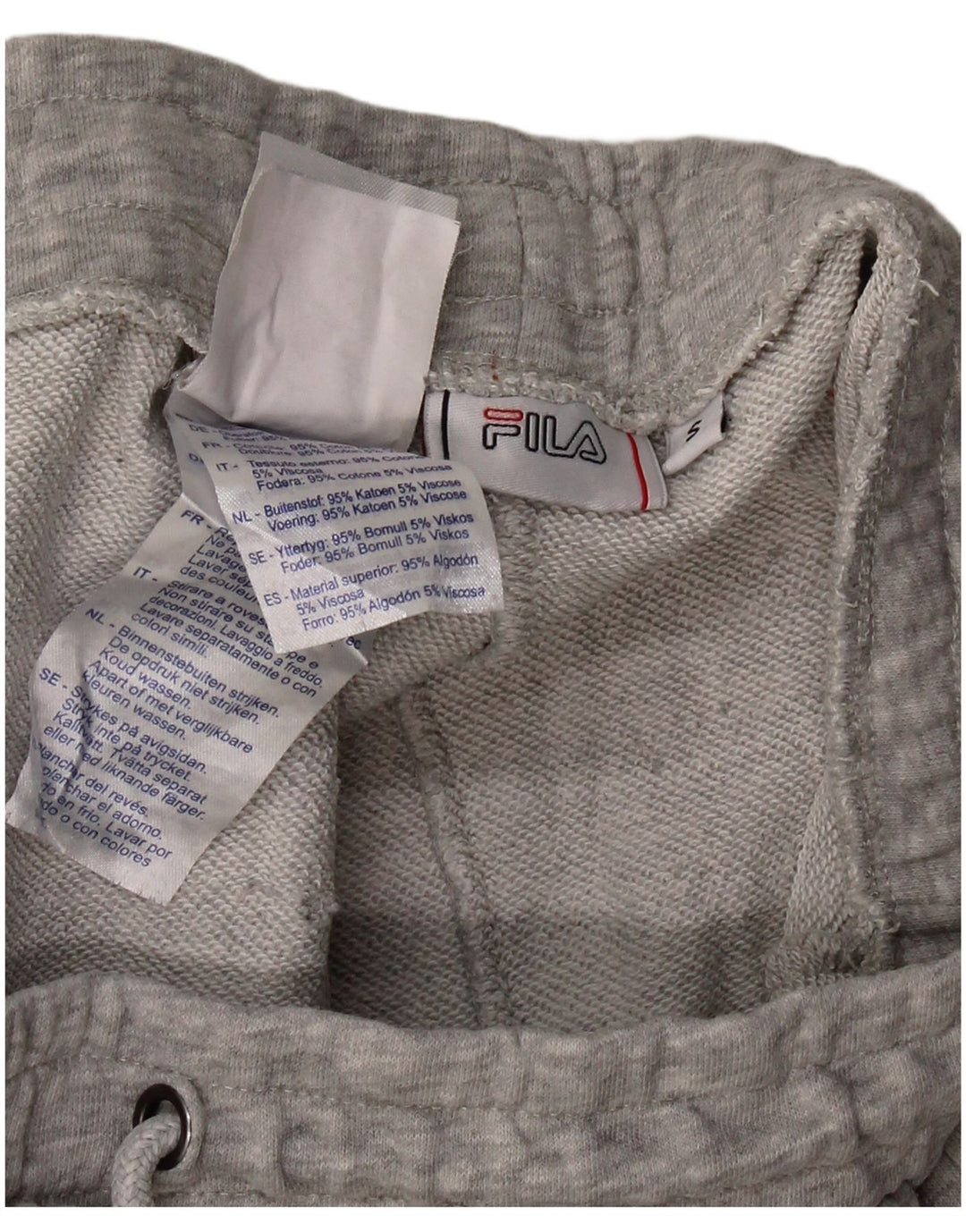 FILA Męskie spodnie dresowe Joggers Small Szare plamki bawełniane