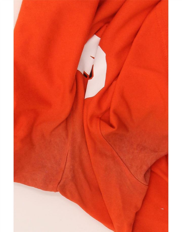 Adidas Męski T-shirt z grafiką, duży, pomarańczowy