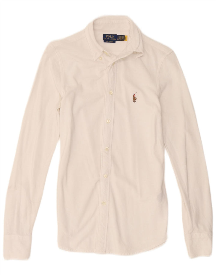 Koszula męska Polo Ralph Lauren, mała, biała, bawełniana