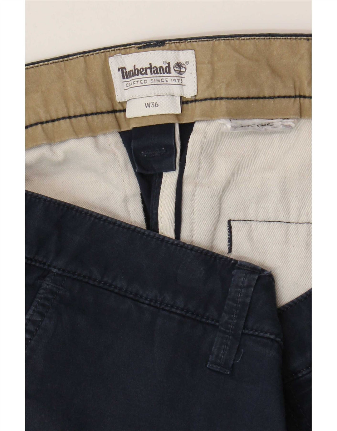 Męskie spodenki Chino Timberland W36, duże, granatowe