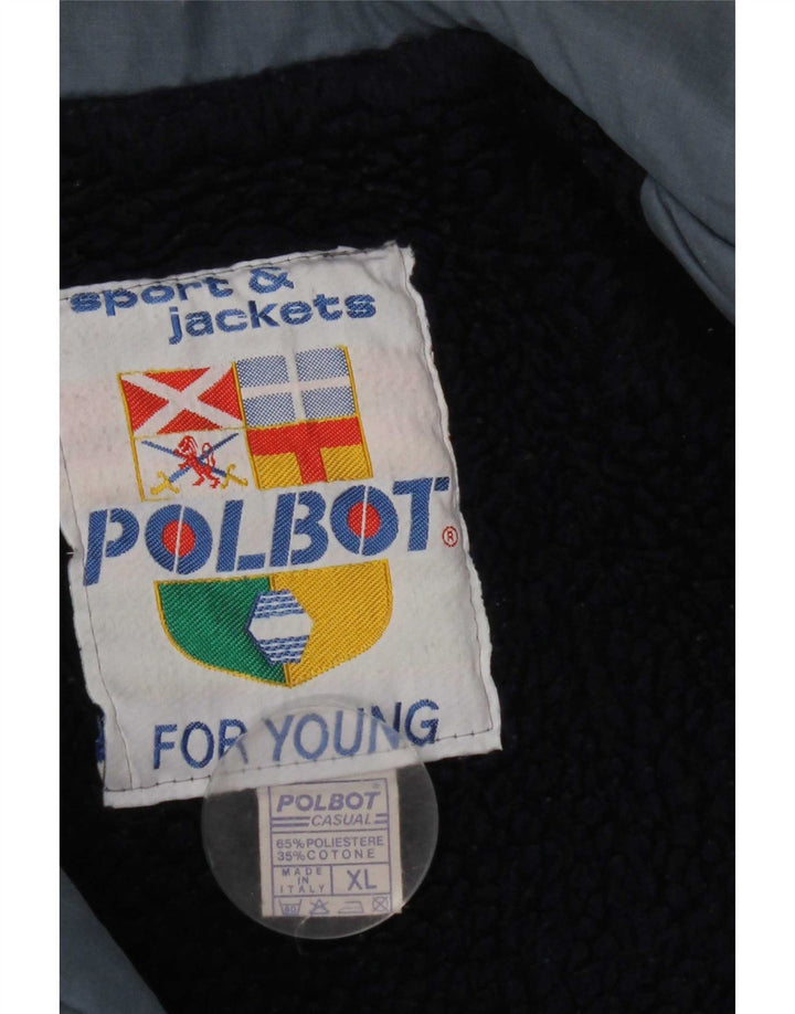 Męska kurtka bomberka Polbot UK 42 XL Niebieski poliester
