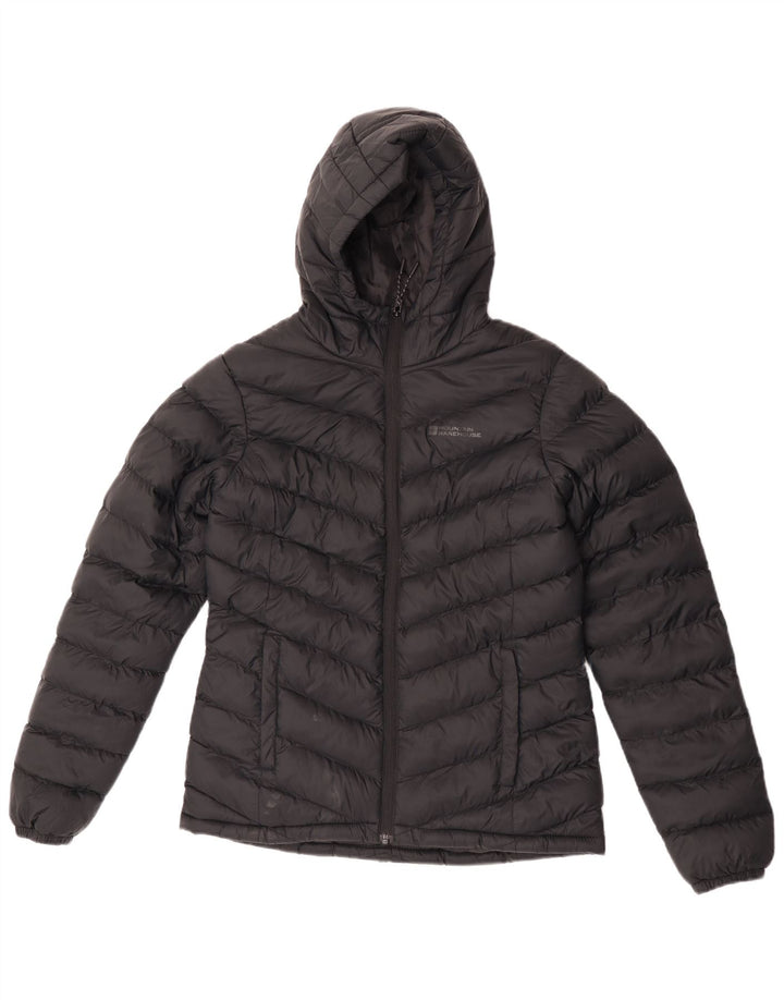 Damska ocieplana kurtka z kapturem Mountain Warehouse UK 6 XS, czarny poliester