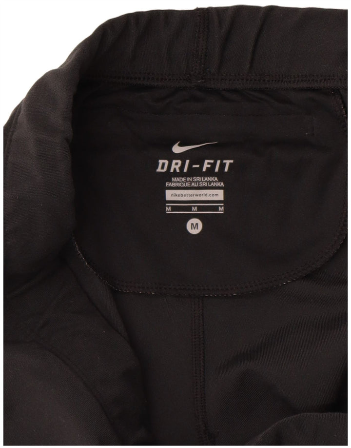 Damskie legginsy NIKE Dri Fit Graphic UK 12, średnie czarne