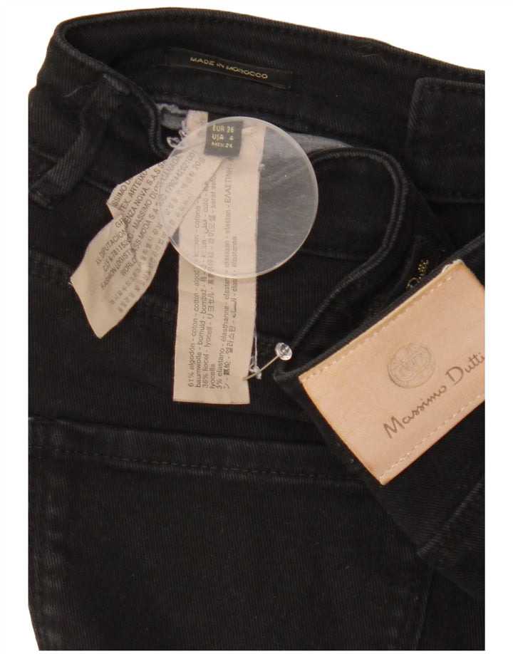 Damskie jeansy skinny MASSIMO DUTTI EU 36 XS W26 L28 Czarna bawełna