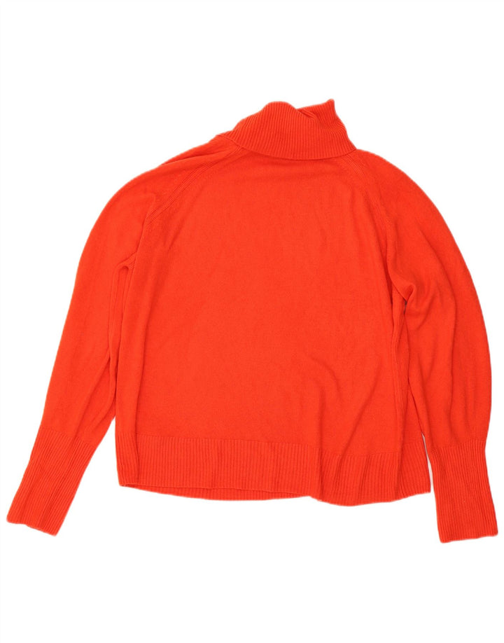 Marks & Spencer Damski sweter z golfem UK 16, duży czerwony