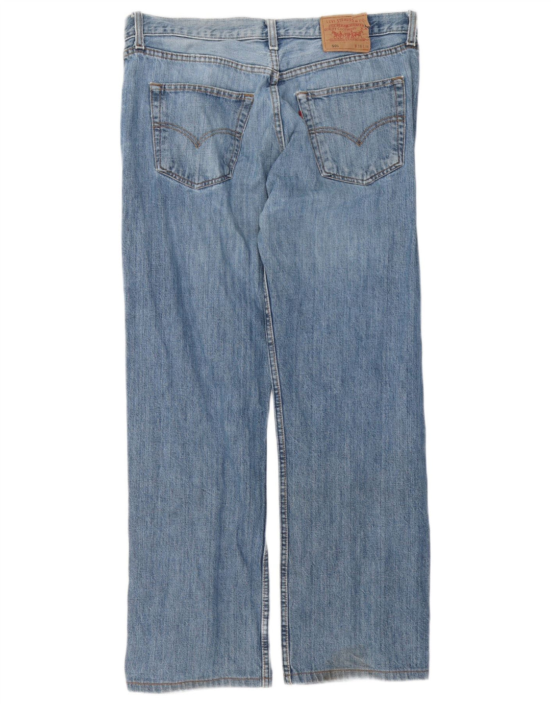 Męskie jeansy Levi's 501 Straight W38 L30 Niebieskie bawełniane
