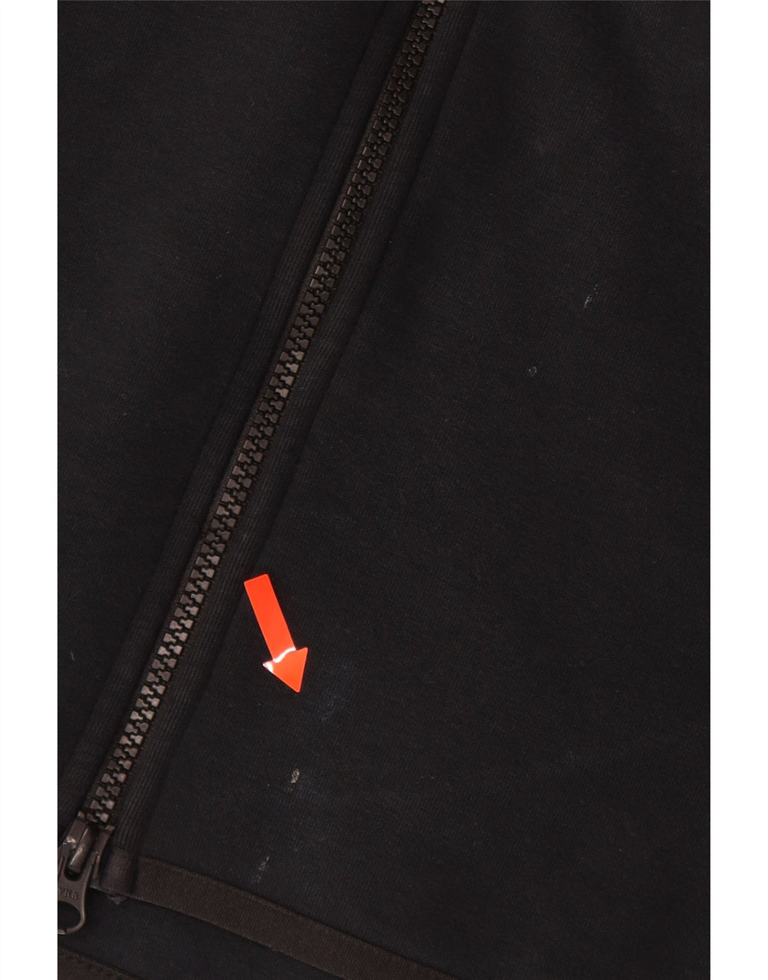 Męski sweter z kapturem i zamkiem NIKE, średniej wielkości, czarny, bawełniany