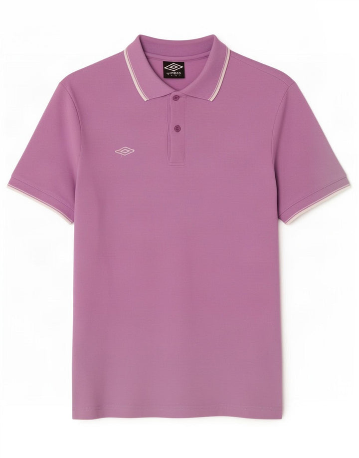 Męska koszulka polo Umbro, duża, fioletowa, bawełniana