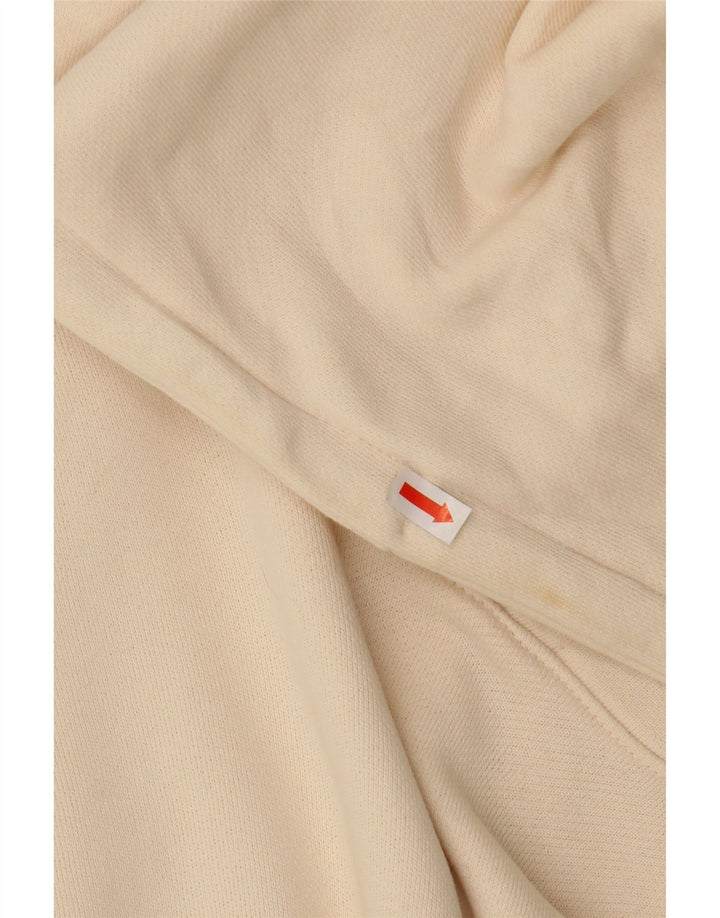 REEBOK Damski sweter oversize z kapturem UK 16, duży, złamanej bieli, bawełniany