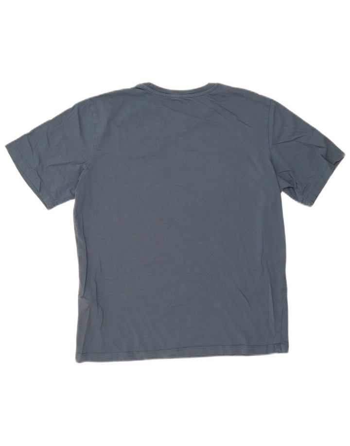 T-shirt męski Jack & Jones, bawełniany, średni niebieski