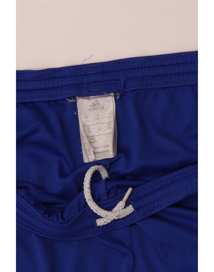 Męskie spodenki sportowe Adidas XL Niebieski poliester z blokami kolorów